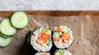 Easy Spicy Salmon Sushi Burritos or Rolls Easy Spicy Salmon Sushi Burritos or Rolls