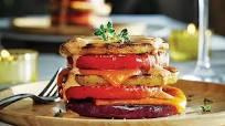 Grilled Potato-Apple Stacks with Chipotle Sauce Grilled Potato-Apple Stacks with Chipotle Sauce
