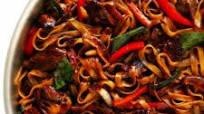 Thai Basil Beef Noodle Stir-Fry Thai Basil Beef Noodle Stir-Fry