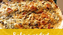 Bacon spinach quiche Bacon spinach quiche