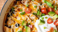 Chicken Black Bean Enchilada Skillet Chicken Black Bean Enchilada Skillet