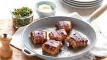 Pork & Mushroom Bacon Wrapped Patties Pork & Mushroom Bacon Wrapped Patties