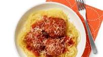 Spaghetti Squash and Meatballs Spaghetti Squash and Meatballs