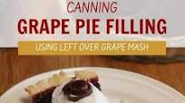 Canning Grape Pie Filling Canning Grape Pie Filling