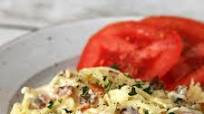Spaghetti Squash With Bacon Cream Sauce Spaghetti Squash With Bacon Cream Sauce