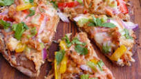 Crunchy Whole Wheat Cracker Thin Pizza Crust Crunchy Whole Wheat Cracker Thin Pizza Crust