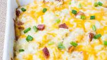 Loaded Mashed Cheesy Pancetta Cauliflower Loaded Mashed Cheesy Pancetta Cauliflower