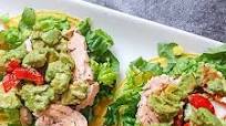 Avocado and Salmon Tostada Avocado and Salmon Tostada