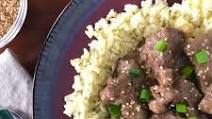 Beef Satay Stew with Sweet Potato Rice Beef Satay Stew with Sweet Potato Rice