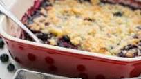 Low Carb Gluten Free Blueberry Cobbler Low Carb Gluten Free Blueberry Cobbler