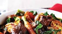 Braised Beef with Caramelized Onions & Greens Chiffonade Braised Beef with Caramelized Onions & Greens Chiffonade
