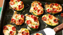Mini Zucchini Pizzas Mini Zucchini Pizzas