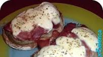 Bruschetta aubergine, jambon cru et mozzarella (weight watchers propoints) Bruschetta aubergine, jambon cru et mozzarella (weight watchers propoints)