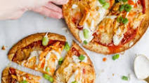 Mini Buffalo Chicken Pizzas Mini Buffalo Chicken Pizzas
