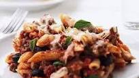 PENNE PASTA WITH MEAT SAUCE PENNE PASTA WITH MEAT SAUCE