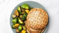 Italiano Chicken Cheeseburger with Baby Squash Italiano Chicken Cheeseburger with Baby Squash