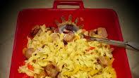 Bratwurst and Noodles Bratwurst and Noodles