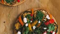 Buckwheat Crust Pizza with Roasted Vegetables Buckwheat Crust Pizza with Roasted Vegetables