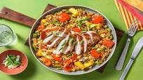 Glazed Pork Chops with Pineapple and Veggie Fried Rice Glazed Pork Chops with Pineapple and Veggie Fried Rice