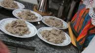 Arroz tostado con nueces y champiÑones Arroz tostado con nueces y champiÑones
