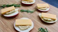 Apple Hummus Stackers Apple Hummus Stackers
