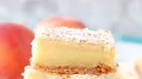 Peach Nectar Custard Bars Peach Nectar Custard Bars