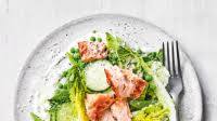 Caesar salad with grilled salmon Caesar salad with grilled salmon