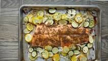 Quick Dinner: Brown Sugar Baked Salmon And Vegetables Quick Dinner: Brown Sugar Baked Salmon And Vegetables