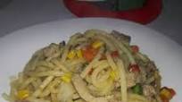 Chop suey de cerdo y vegetales Chop suey de cerdo y vegetales