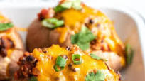 Turkey Chili Smothered Sweet Potatoes Turkey Chili Smothered Sweet Potatoes