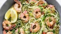 Healthy Shrimp Scampi - With Zoodles Healthy Shrimp Scampi - With Zoodles
