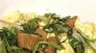 Pork Tofu with Watercress and Bean Sprouts Pork Tofu with Watercress and Bean Sprouts