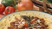 Steak Strips with Spaghetti Steak Strips with Spaghetti