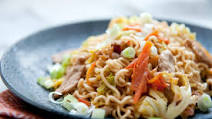 Yakisoba With Pork and Cabbage Yakisoba With Pork and Cabbage