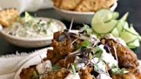 Roasted Corn Fritters with Tzatziki Sauce Roasted Corn Fritters with Tzatziki Sauce