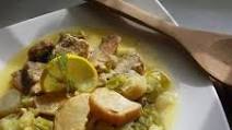 Pork braised with leeks and celery Pork braised with leeks and celery