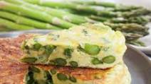 Asparagus frittata Asparagus frittata