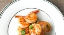 Pan-fried Garlic Prawns with Soy Sauce Pan-fried Garlic Prawns with Soy Sauce