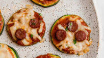 Easy Mini Zucchini Pizza Bites Easy Mini Zucchini Pizza Bites
