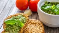Bruschetta Al Pesto Recipe Bruschetta Al Pesto Recipe