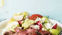 Greek-Style Steak and Tomato Salad Greek-Style Steak and Tomato Salad