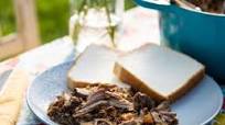 Shredded Pork with Black Pepper-Peach Glaze Shredded Pork with Black Pepper-Peach Glaze