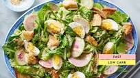 Veggie Asian Caesar Salad with Snow Peas & Watermelon Radishes Veggie Asian Caesar Salad with Snow Peas & Watermelon Radishes