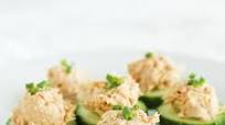 Hummus Tuna Cucumber Bites Hummus Tuna Cucumber Bites