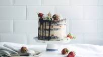 Chocolate-strawberry naked cake Chocolate-strawberry naked cake