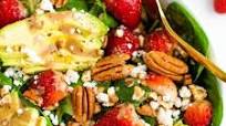 Strawberry Salad with Balsamic Vinaigrette Strawberry Salad with Balsamic Vinaigrette