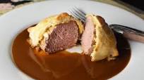 Pork Tenderloin en Croûte with Porcini Demiglace Pork Tenderloin en Croûte with Porcini Demiglace