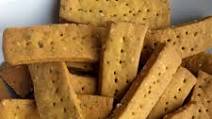 Baked Chickpea Crackers Baked Chickpea Crackers