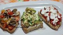 Tris di bruschette golose Tris di bruschette golose