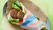 Falafel Gyro with Tzatziki: No chopping. No slicing. No knife required! Falafel Gyro with Tzatziki: No chopping. No slicing. No knife required!